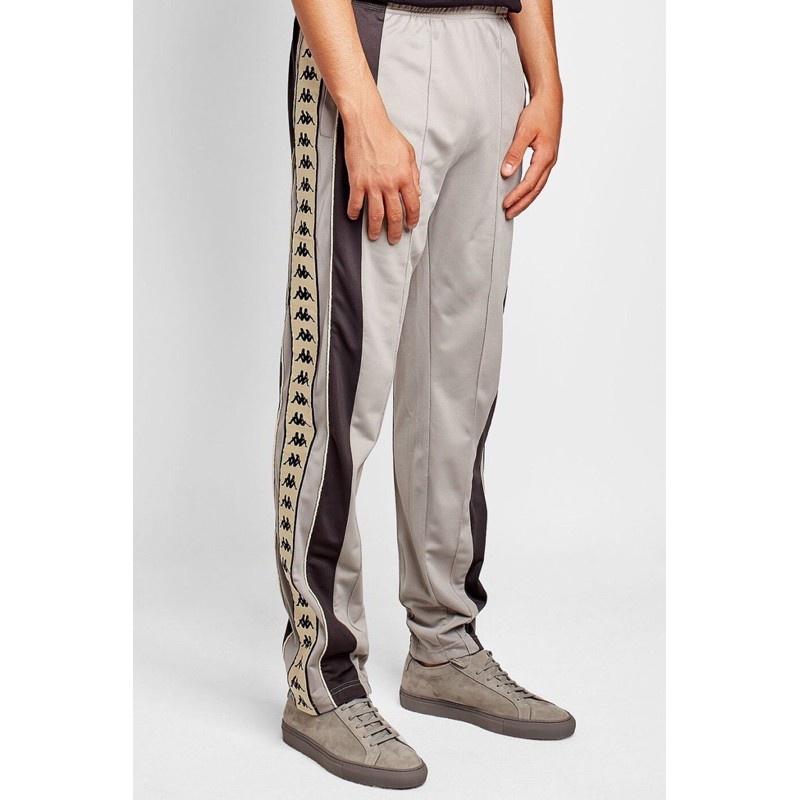 全台獨家 KAPPA Kontroll Banda Pant 卡帕 LOGO 金色邊長褲 鐵灰 30腰現貨-細節圖5