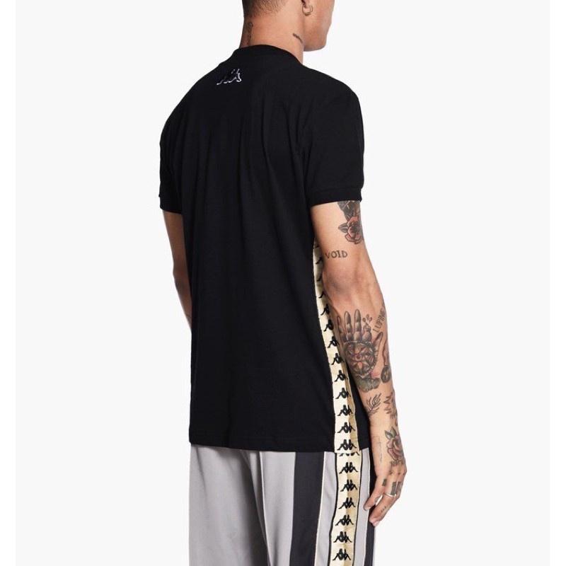 全台獨家  秋冬 Kappa Kontroll Banda LOGO金邊 短袖 黑色 s現貨-細節圖3