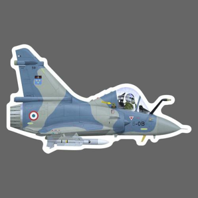 達梭 法國空軍 幻象 2000 戰鬥機 Q版飛機3M貼紙 90mm