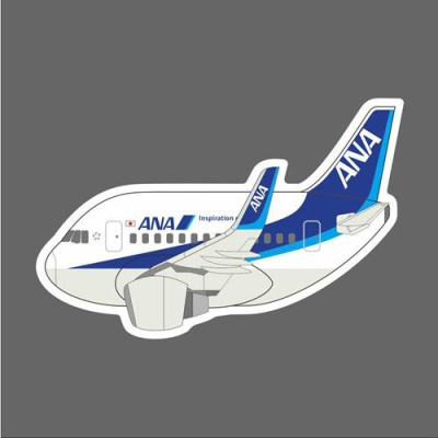 全日空 ANA 空中巴士 A320 Q版 民航機 飛機造型 防水3M貼紙 尺寸90mm