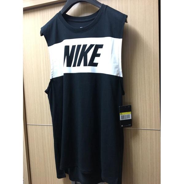 Nike logo retro vest black 復古無袖背心 短袖-細節圖2