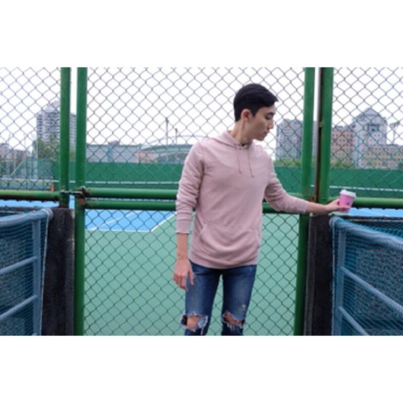 River island soft hoodie in pink 粉紅 柔軟連帽上衣 xs 現貨-細節圖2