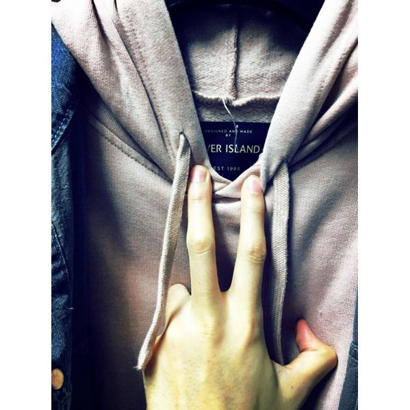 River island soft hoodie in pink 粉紅 柔軟連帽上衣 xs 現貨-細節圖5