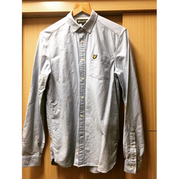 Lyle & scoot Oxford 蘇格蘭 金鷹 牛津襯衫 藍色 s號-細節圖2