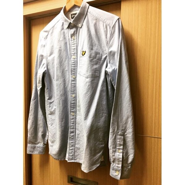 Lyle & scoot Oxford 蘇格蘭 金鷹 牛津襯衫 藍色 s號-細節圖3