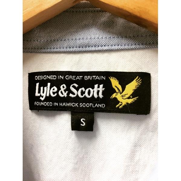 Lyle & scoot Oxford 蘇格蘭 金鷹 牛津襯衫 藍色 s號-細節圖4