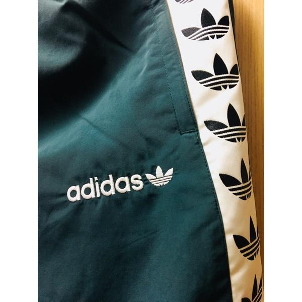 全台獨家 adidas Originals Adicolor TNT  愛迪達 三葉草 LOGO防風褲 綠 M L號-細節圖2