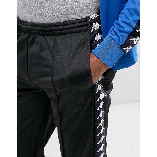 Kappa 側邊 LOGO 休閒長褲 慢跑褲 縮口褲 束口褲 滾邊logo Side Joggers 28-30腰 現貨-細節圖3