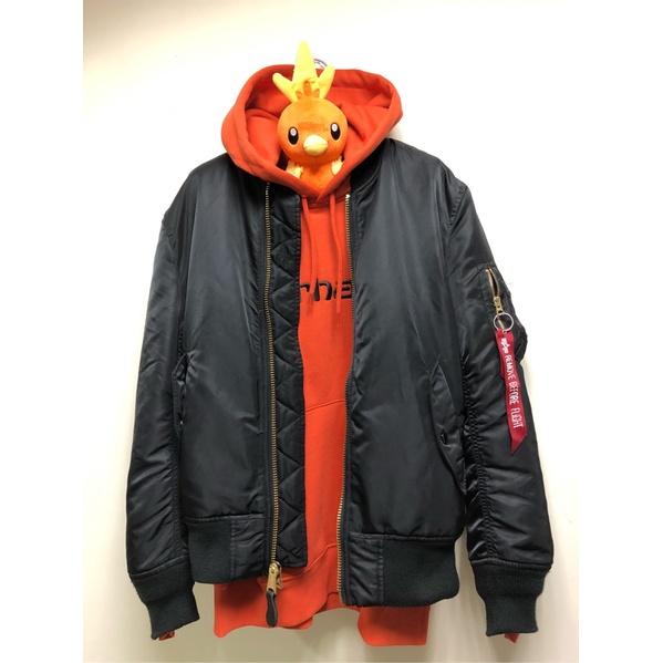 Carhartt WIP 經典LOGO刺繡連帽長袖 橘紅 embroidered hoodie in orange-細節圖9