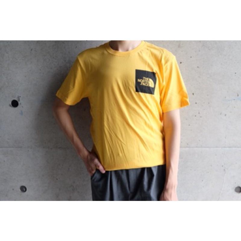 The North Face 短袖 Box LOGO 芥末黃 短袖 S 現貨-細節圖2