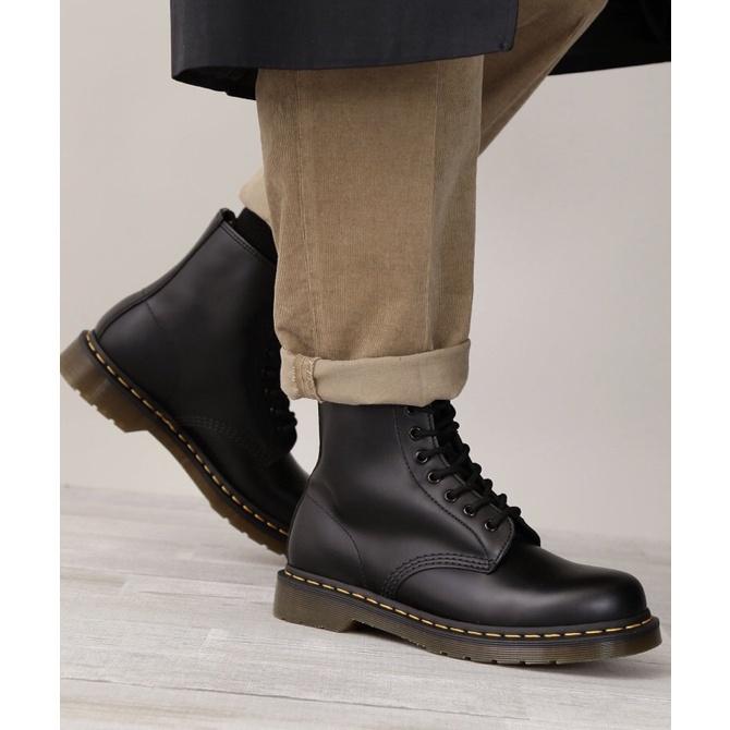 Dr.Marten 現代經典 黑色1460真皮馬丁靴 8孔 女US7 24公分-細節圖9