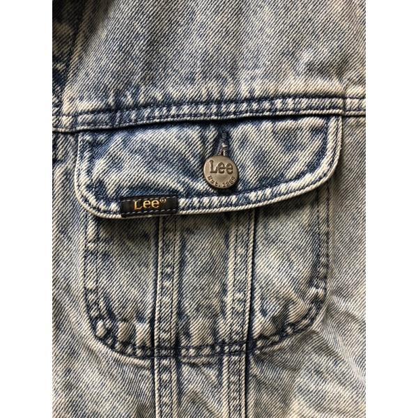 Lee rider vest jacket 騎士牛仔單寧淺水洗背心-細節圖5