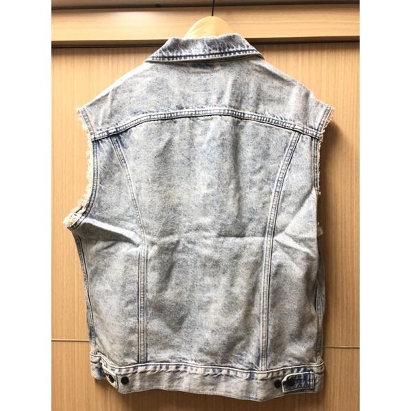 Lee rider vest jacket 騎士牛仔單寧淺水洗背心-細節圖7