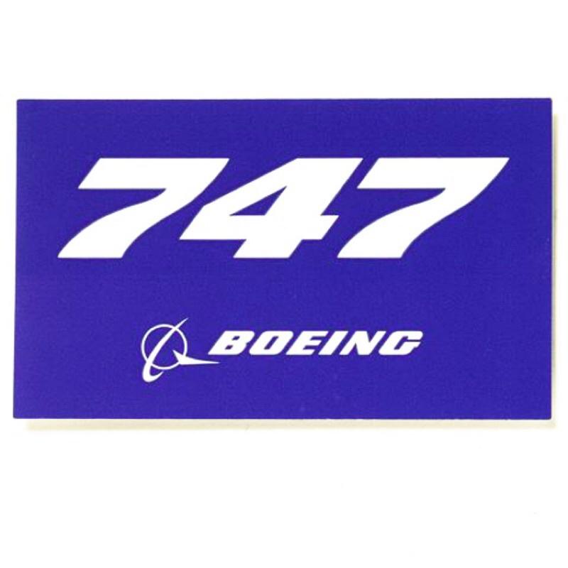 波音 官方 747 藍貼紙 Boeing Blue Sticker-細節圖2