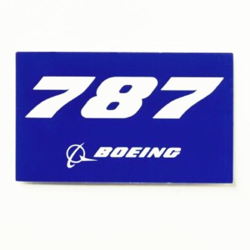 現貨 波音 官方 787 藍貼紙 Boeing Blue Sticker-細節圖2