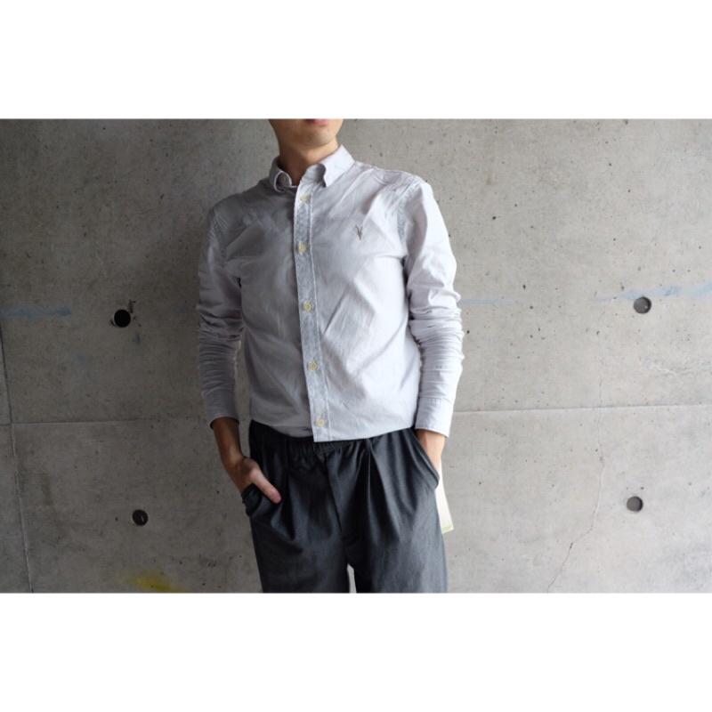 Allsaints 英國官網直送現貨 經典款 REDONDO 長袖襯衫 celest blue XS現貨-細節圖2