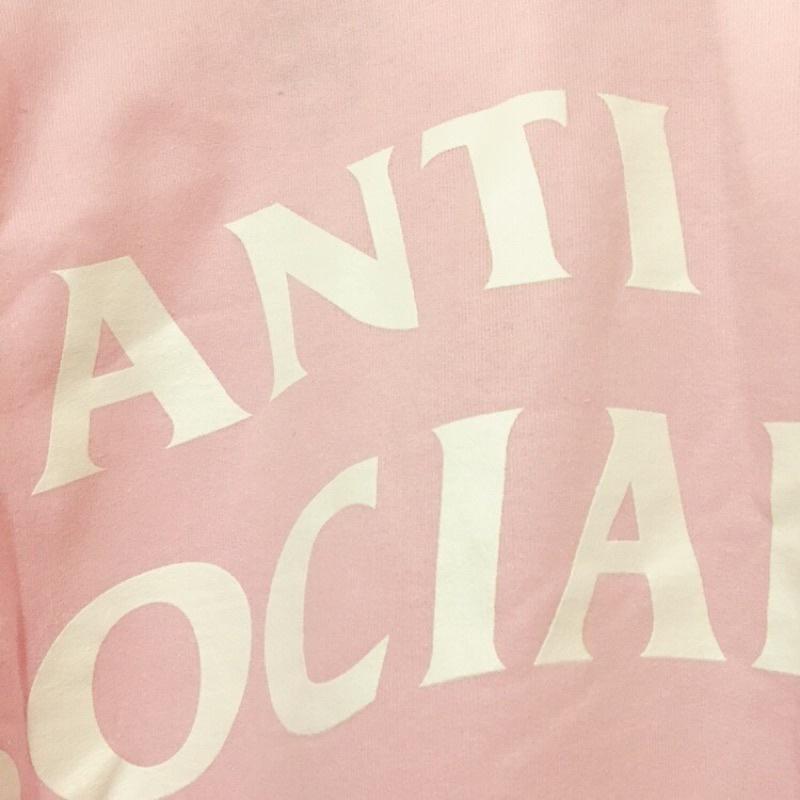 ASSC 美國官方購入 anti social social club 粉紅色 大學T s號-細節圖5