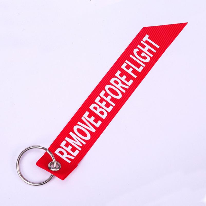 飛行前拆除 飄帶 鑰匙圈 REMOVE BEFORE FLIGHT 外套鑰匙圈 背包鑰匙圈-細節圖2