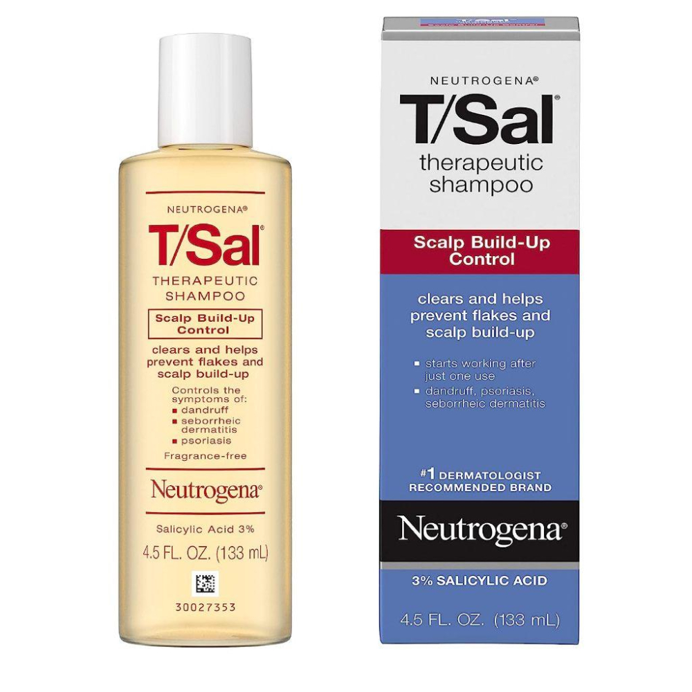 Neutrogena 露得清 T/Sal 133ml 4.5OZ 液態 頭皮屑 洗髮精 皮脂平衡 緩解乾燥-細節圖2