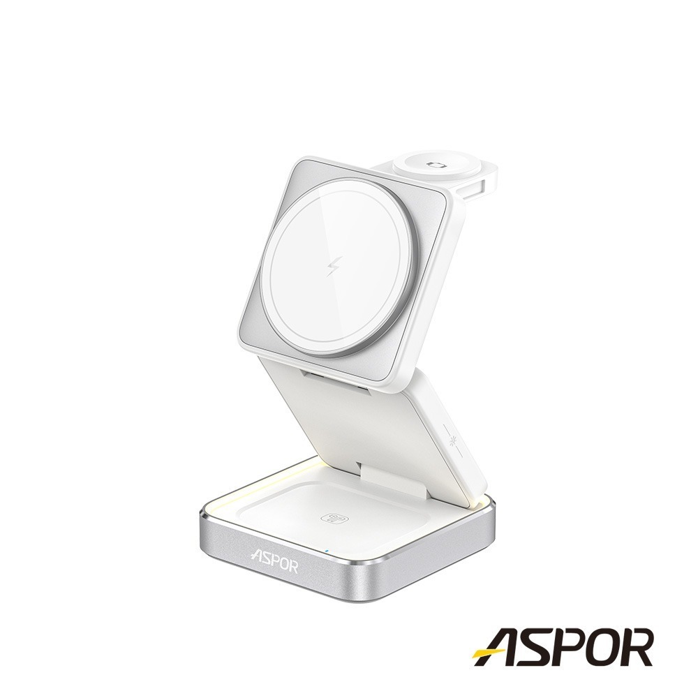 ASPOR 無線充電 MagSafe 無線充電座 無線充電盤 磁吸充電 磁吸充電座 充電座 無線充 小魔方充電座 W90-規格圖9