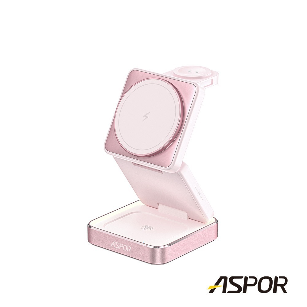 ASPOR 無線充電 MagSafe 無線充電座 無線充電盤 磁吸充電 磁吸充電座 充電座 無線充 小魔方充電座 W90-規格圖9
