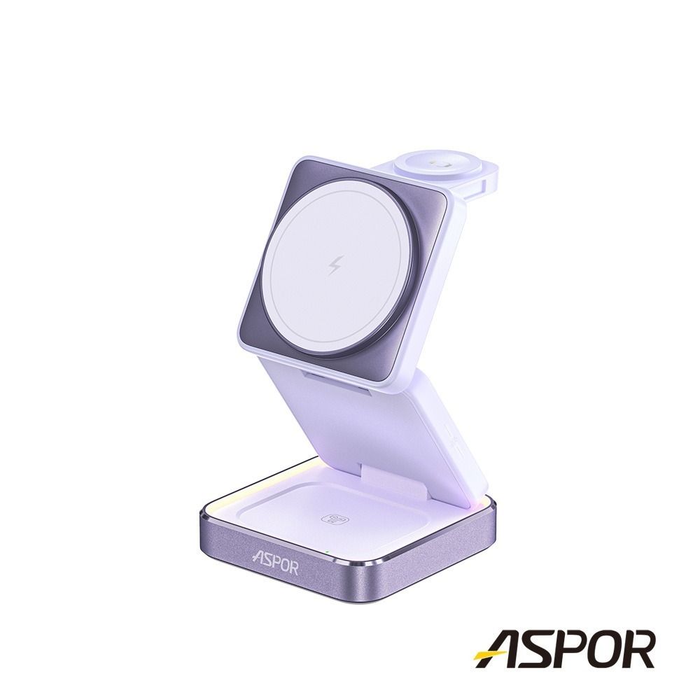 ASPOR 無線充電 MagSafe 無線充電座 無線充電盤 磁吸充電 磁吸充電座 充電座 無線充 小魔方充電座 W90-規格圖9