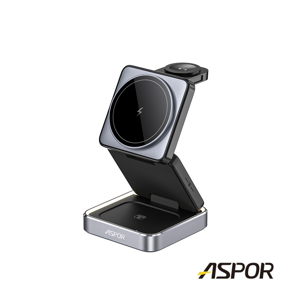 ASPOR 無線充電 MagSafe 無線充電座 無線充電盤 磁吸充電 磁吸充電座 充電座 無線充 小魔方充電座 W90-規格圖9