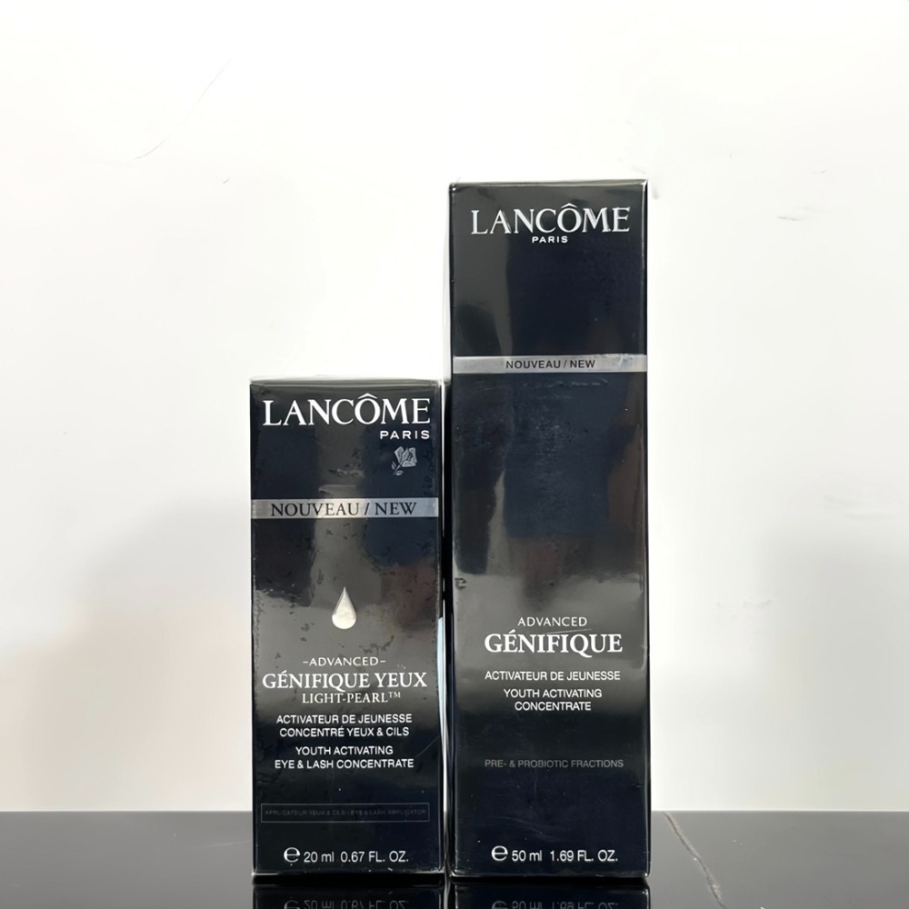 蘭蔻小黑瓶眼面兩件組🔜蘭蔻超未來肌因冰珠亮眼粹20ml+超未來肌因賦活露50ml兩件組-細節圖3