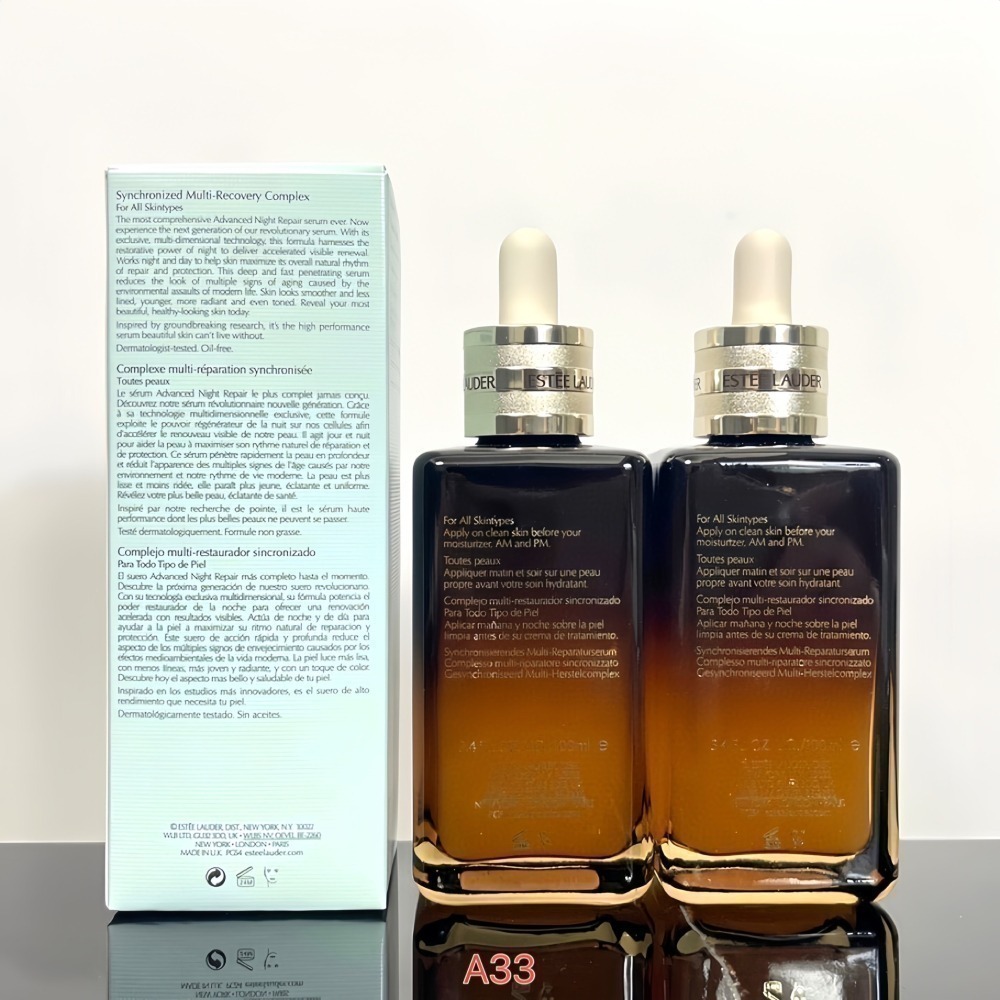 雅詩蘭黛小棕瓶特潤精華兩件套/特潤超導全方位修護露100ML*2-細節圖6