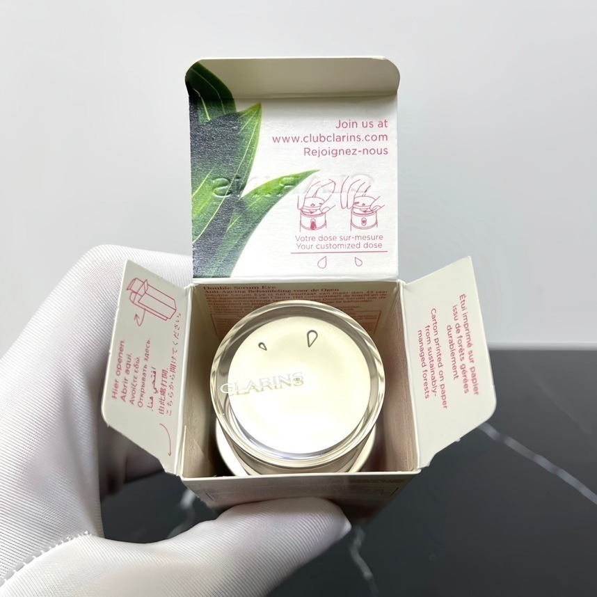 💕59Qoo批發💕CLARINS  黃金亮眼萃20ML正品盒裝～最新上市 光圈眼萃 眼霜 改善黑眼圈 抗皺 撫紋眼霜-細節圖4