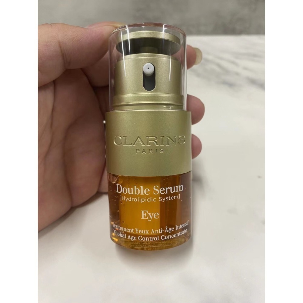 💕59Qoo批發💕CLARINS  黃金亮眼萃20ML正品盒裝～最新上市 光圈眼萃 眼霜 改善黑眼圈 抗皺 撫紋眼霜-細節圖3