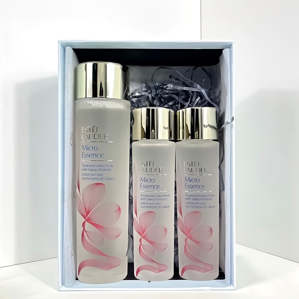 💕59Qoo批發💕新版二代 雅詩蘭黛 微分子肌底原生露 200ML+100ML 經典版(藍) 櫻花輕盈版(粉)-細節圖2