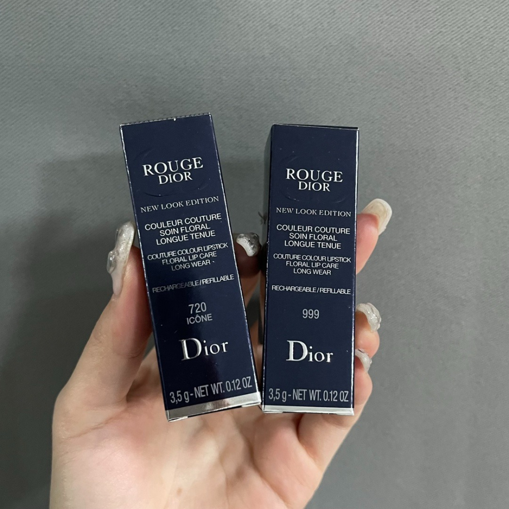 💕59Qoo批發💕 DIOR 迪奧 限量版千鳥格紋口紅 /絲絨720#-絲絨999#-亮光312#-啞光772#-細節圖4
