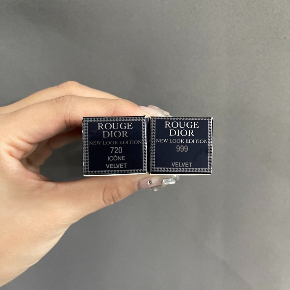 💕59Qoo批發💕 DIOR 迪奧 限量版千鳥格紋口紅 /絲絨720#-絲絨999#-亮光312#-啞光772#-細節圖6