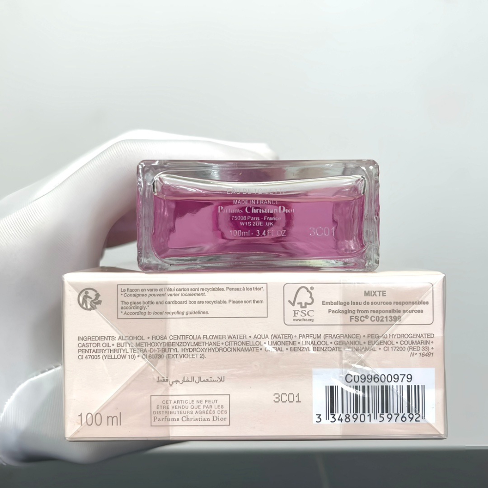 💕59Qoo批發💕 Dior 迪奧 花漾迪奧淡香水 100ml 新版蝴蝶結款 國際免稅版-細節圖5