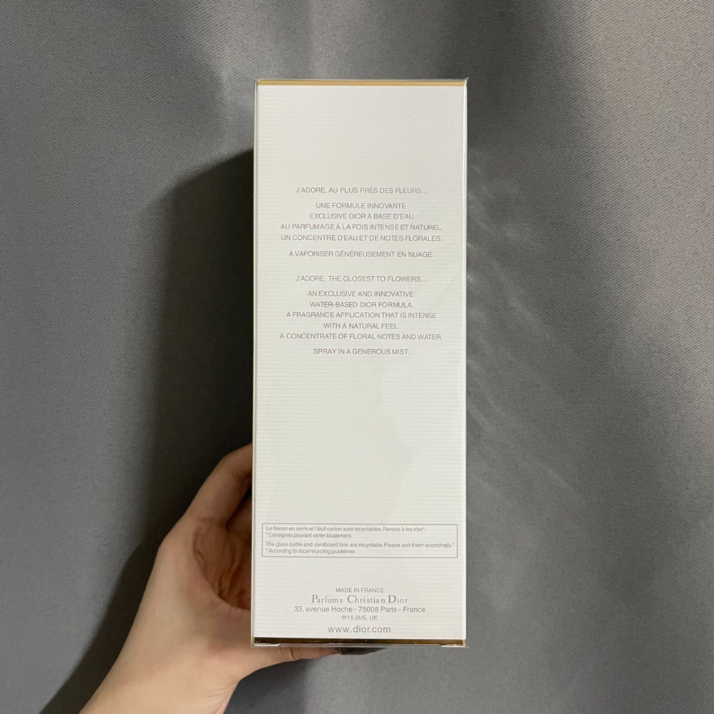 💕59Qoo批發💕 Dior 迪奧 新款 Jadore 澄淨香氛 EDP 100ml 國際免稅版-細節圖5