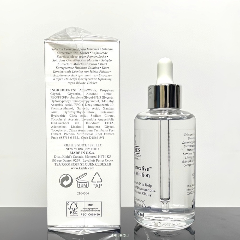 💕59Qoo批發💕 KIEHL＇S 契爾氏  激光極淨白淡斑精華100ML 大容量  國際免稅版-細節圖2