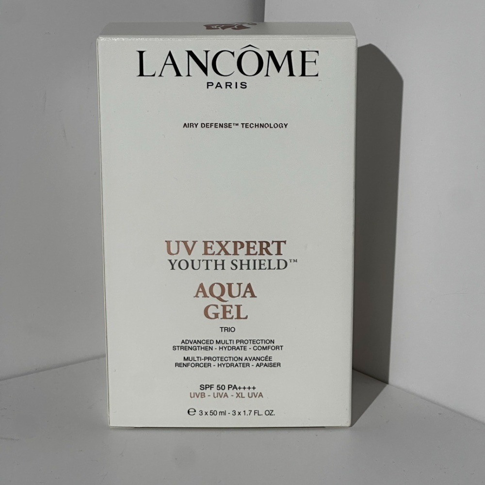 💕59Qoo批發💕法國 蘭蔻 小白管三支裝/組  防曬霜  超輕盈UV水凝露50ml 限定加大版-細節圖3