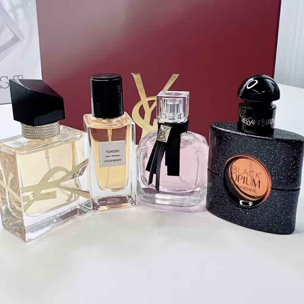 💕59Qoo批發💕聖羅蘭 YSL 香水中樣30ml四件組紅盒-細節圖2