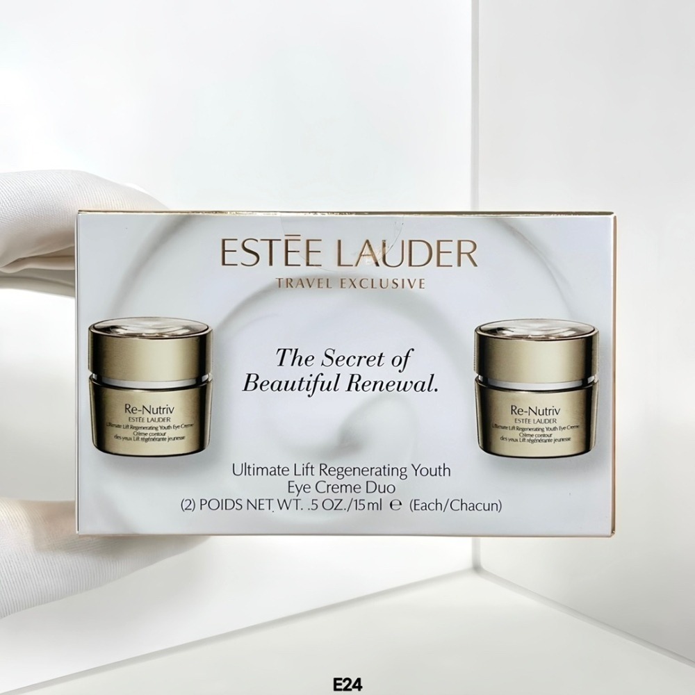 💕59Qoo批發💕 ESTEE LAUDER 雅詩蘭黛白金級極萃賦活花秘眼霜 15ml*2/兩件套 輕盈-細節圖2