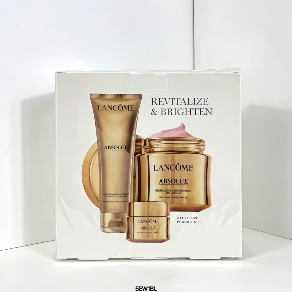 💕59Qoo批發💕 新版蘭蔻菁純3件套裝洗面乳  絕對完美3件套 國際免稅版-細節圖3