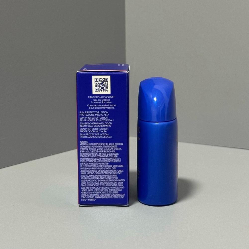 💕59Qoo批發💕 2025新版 資生堂 國際櫃 新艷陽水離子熱防禦UV隔離露 SPF50+ PA++++ 藍胖子-細節圖5