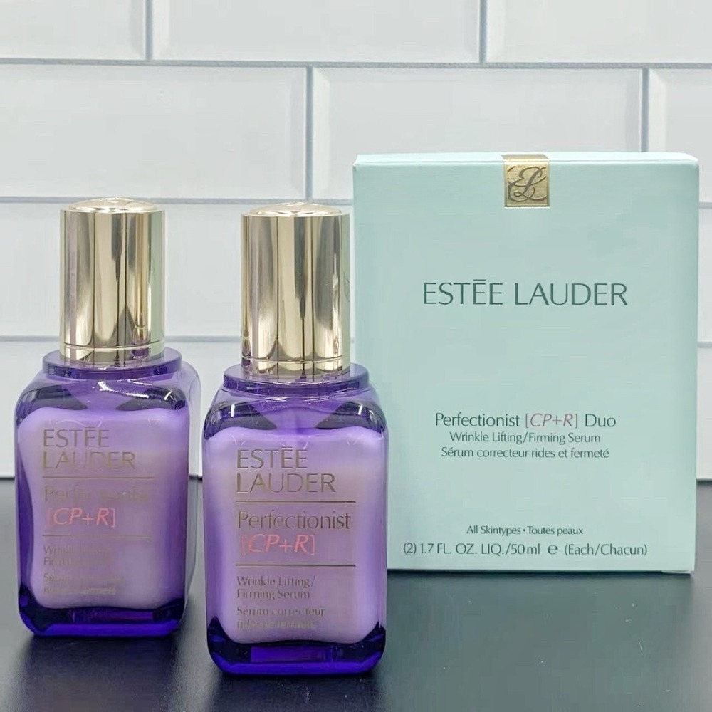 【ESTEE LAUDER】雅詩蘭黛[CP+R] CP+R抗皺緊緻精華50mlx2/組 -小紫瓶精華-細節圖2