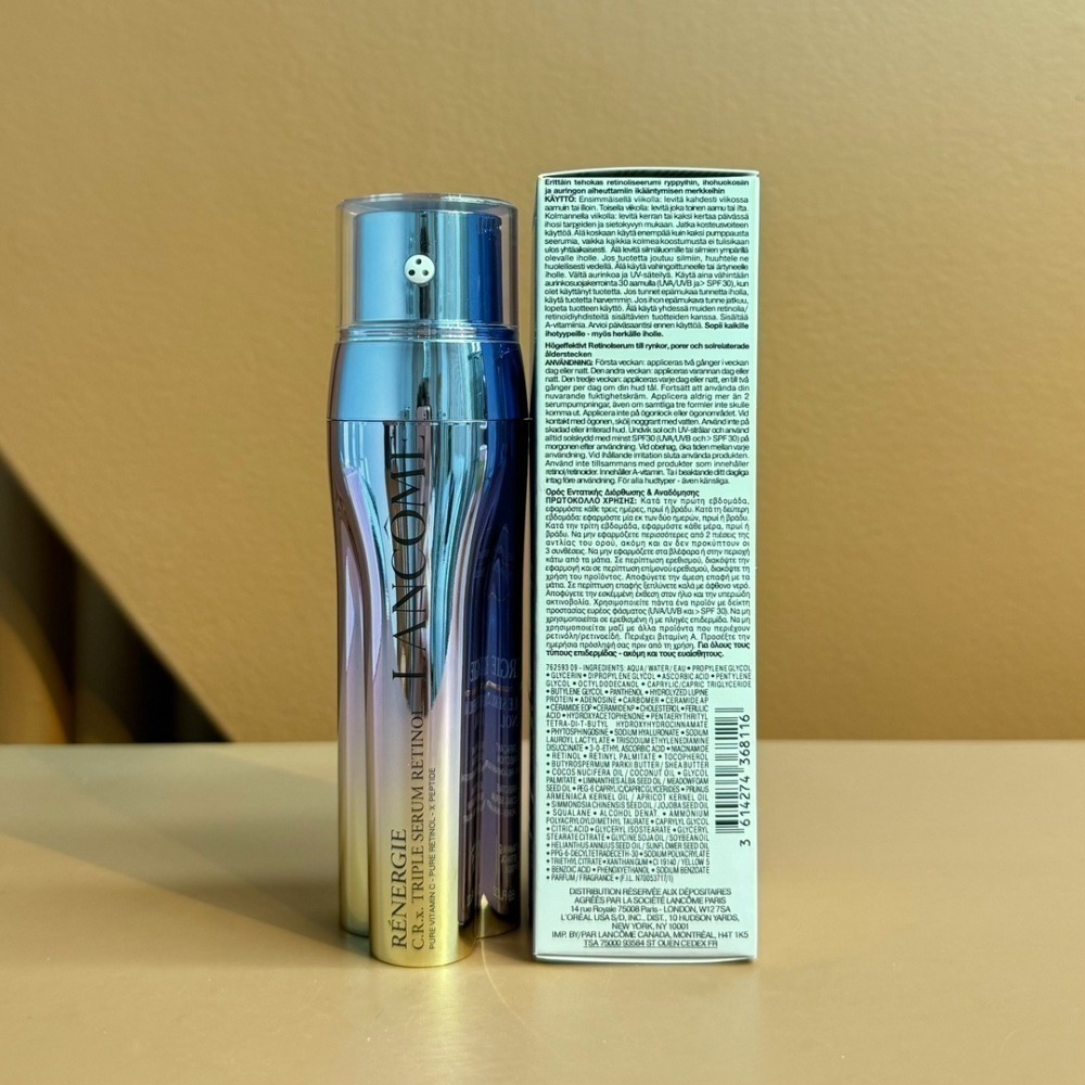 💕59Qoo批發💕新品 LANCOME 蘭蔻 超緊顏醇肽三效精華 50ml 新版三管精華 C.R.X.精華液-三管精-細節圖5