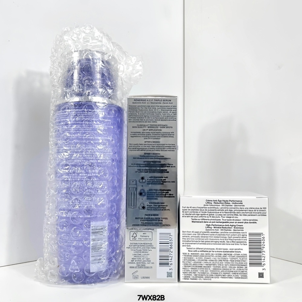 清倉 蘭蔻 超緊顏白金三件特惠組 超緊顏5D太空抗皺精露 超緊顏抗痕亮采三效精華 超緊顏多肽抗痕霜-細節圖6