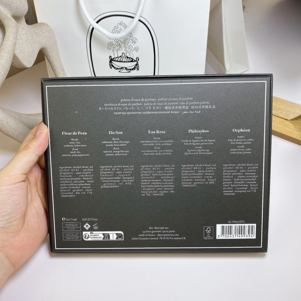 Diptyque 蒂普提克 2023聖誕限量 淡香精禮盒 7.5ml*5-細節圖3