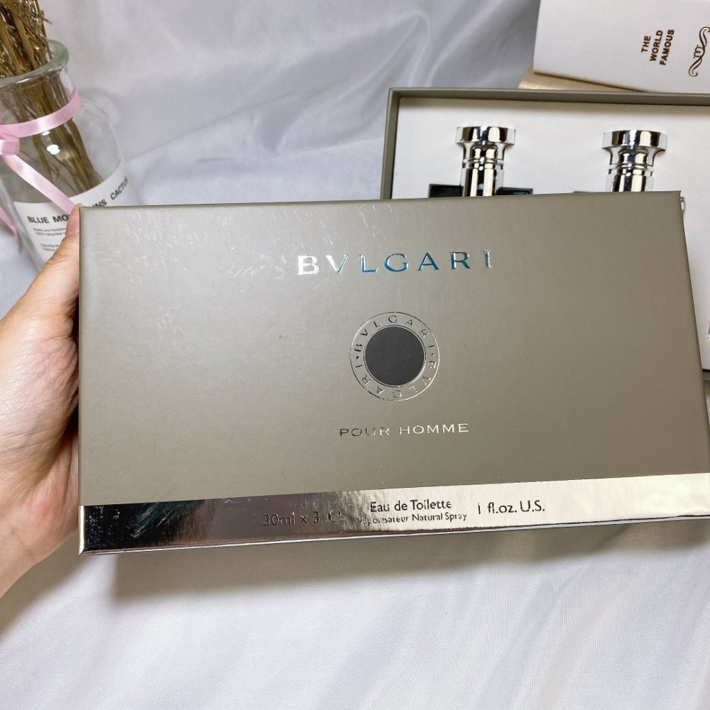 Bvlgari 寶格麗香水全系列-寶格麗大吉嶺茶香水中樣三件組！ 30ml*3帶噴頭-細節圖4