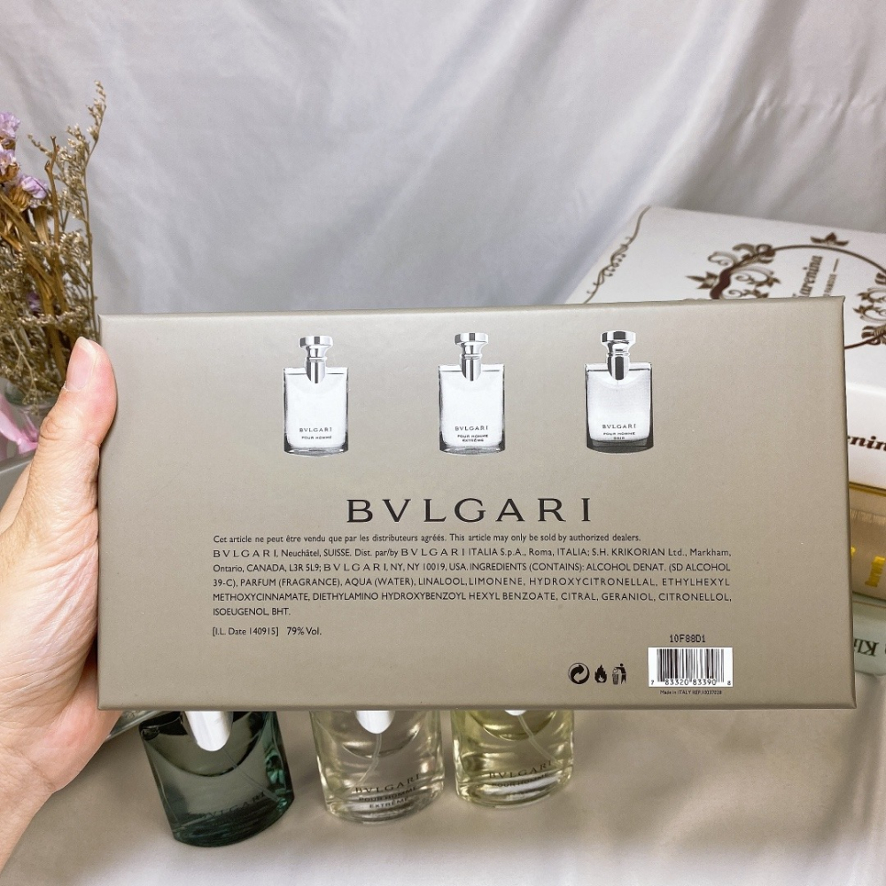 Bvlgari 寶格麗香水全系列-寶格麗大吉嶺茶香水中樣三件組！ 30ml*3帶噴頭-細節圖5