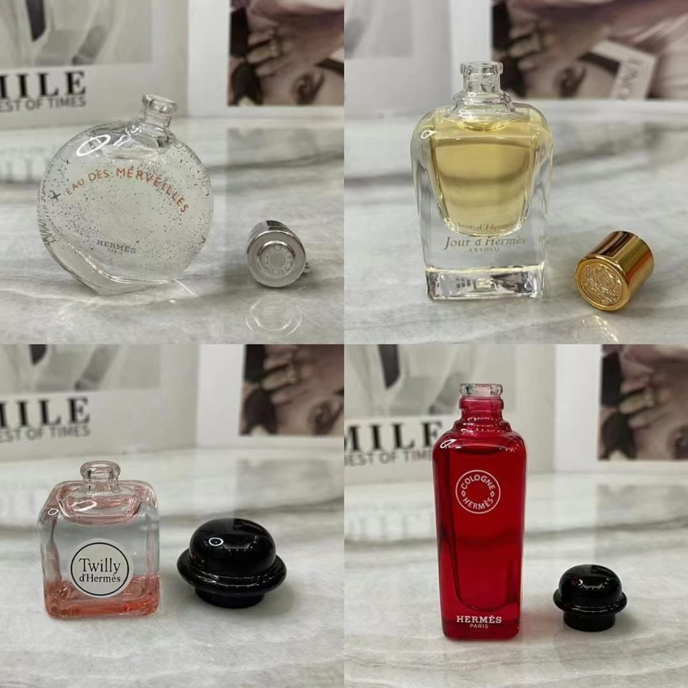 💕59Qoo批發💕 愛馬仕絲巾香水小樣四件套-細節圖3