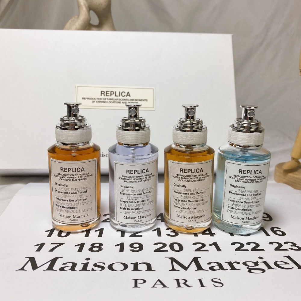 💕59Qoo批發💕馬丁馬吉拉香水四件套裝-30ml×4帶噴頭。內含：慵懶週日，壁爐火光，航海日記，爵士俱樂部-細節圖2